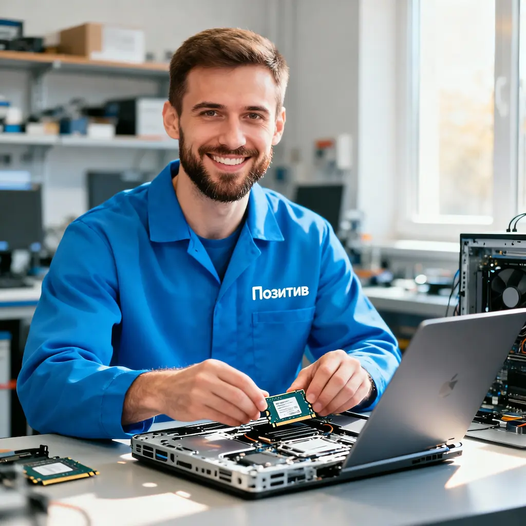 заменить HDD на SSD на ноутбуке в Токсово