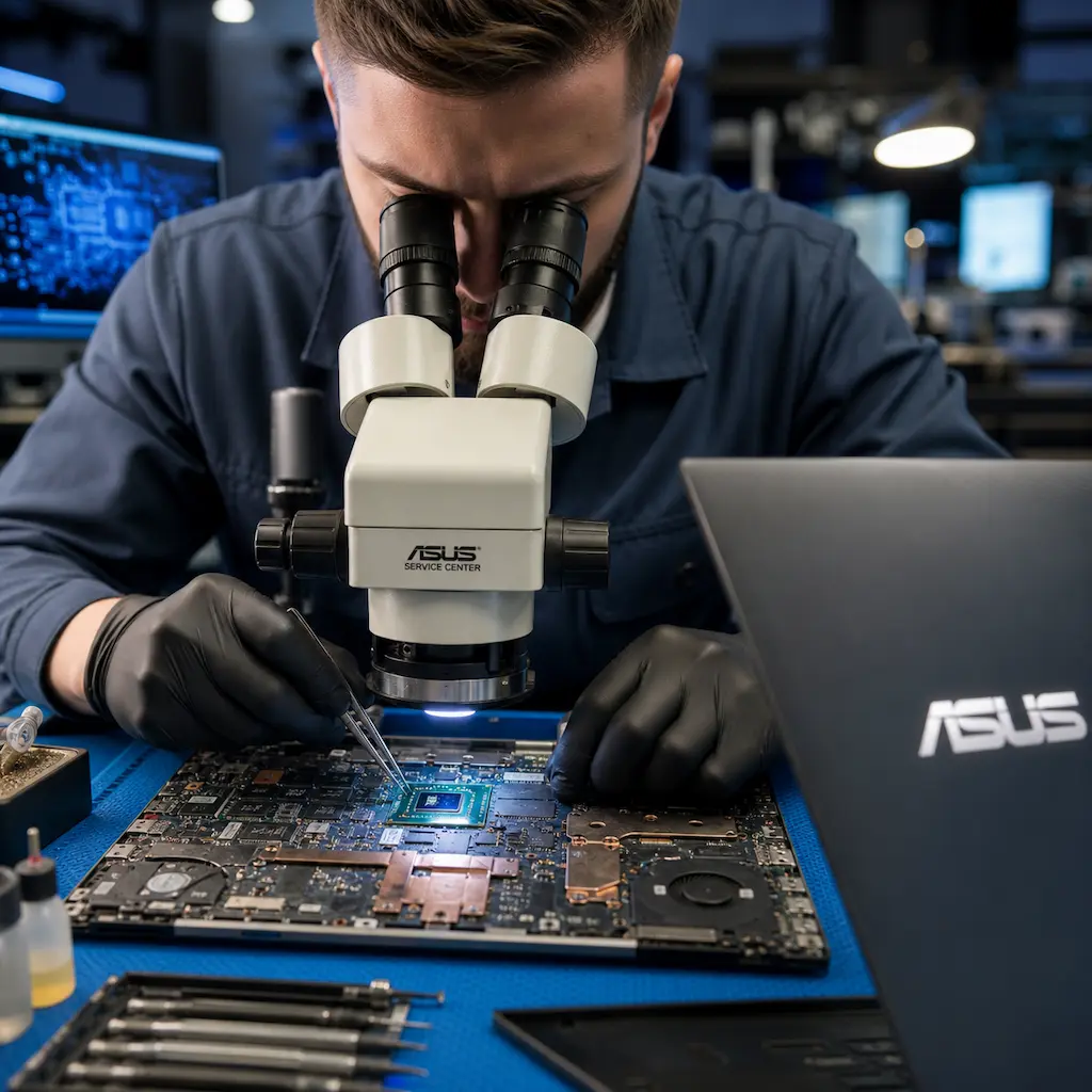 Замена видеокарты ноутбука Asus в Токсово