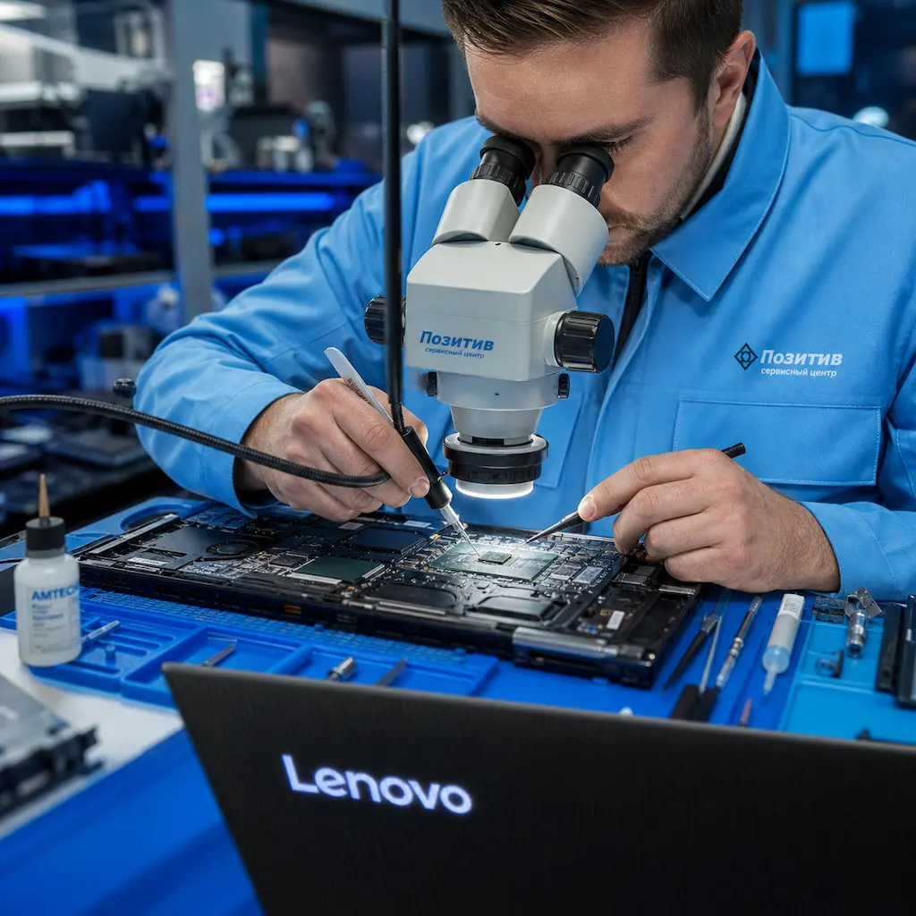 Замена видеокарты ноутбука Lenovo в Токсово