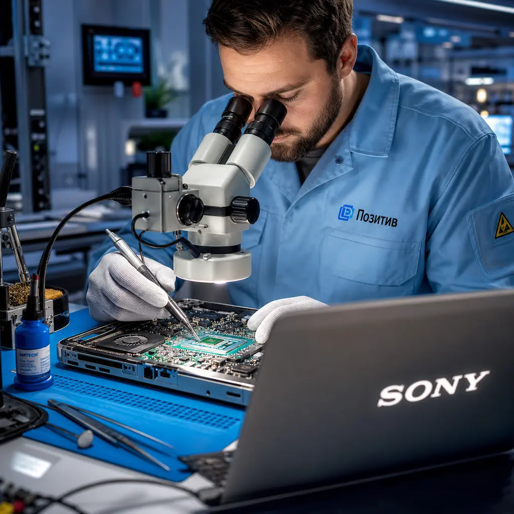 Замена видеокарты ноутбука Sony в Токсово