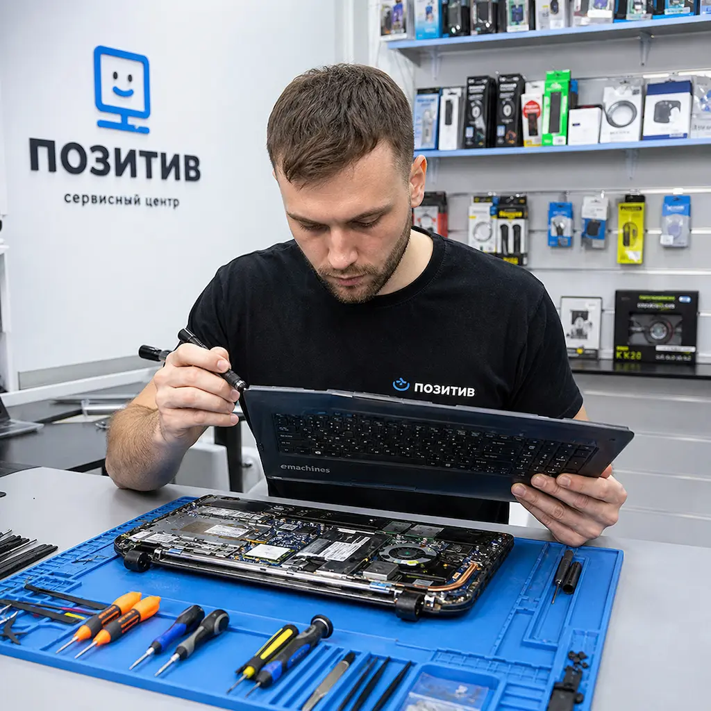 заменить клавиатуру на ноутбуке Emachines в Токсово
