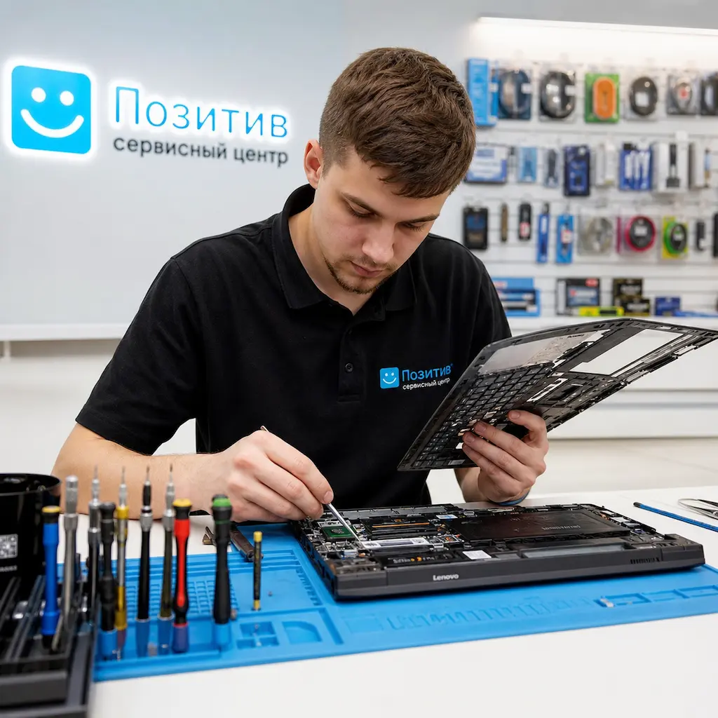 заменить клавиатуру на ноутбуке Lenovo в Токсово