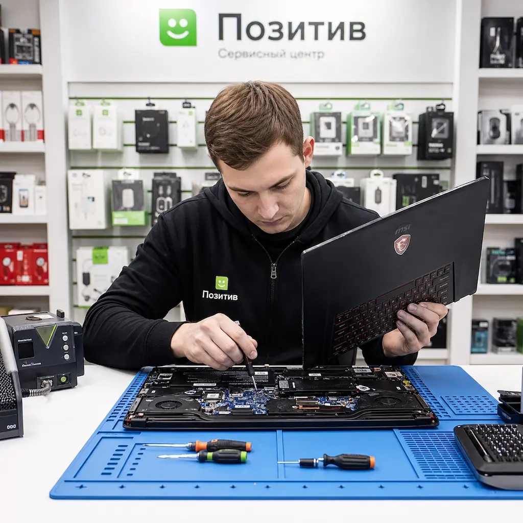 заменить клавиатуру на ноутбуке MSI в Токсово
