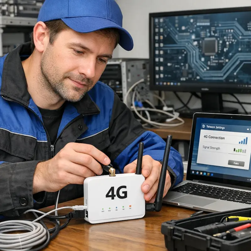 Настройка 4G модема в Токсово