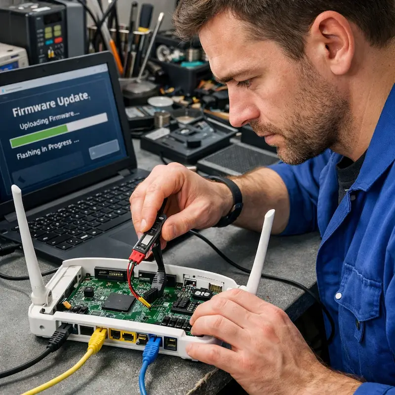 Обновление прошивки роутера в Токсово