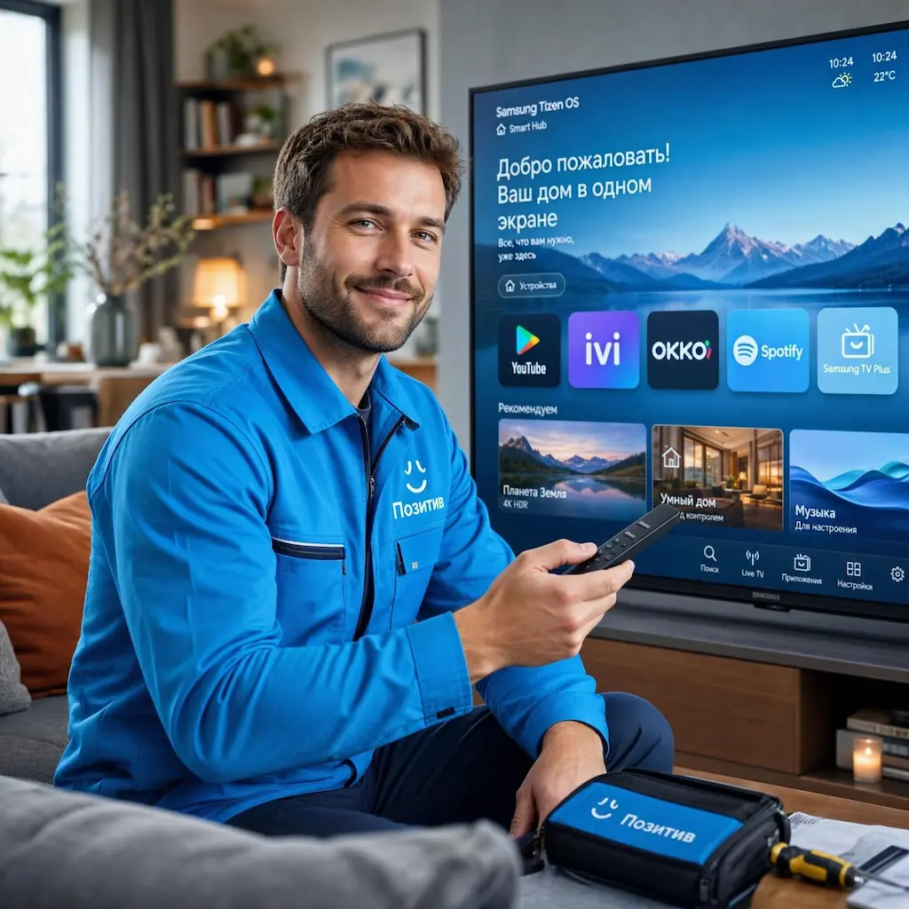 Настройка Smart TV в Токсово