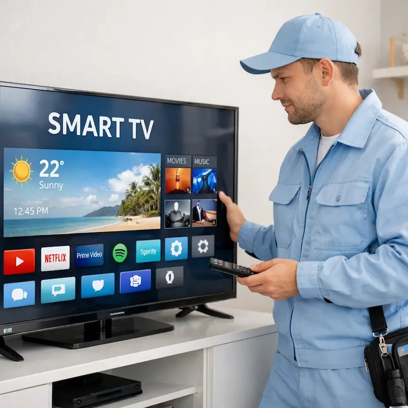 Настройка Smart TV в Токсово