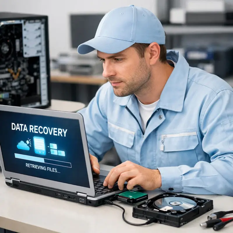 Восстановление данных и файлов в Токсово