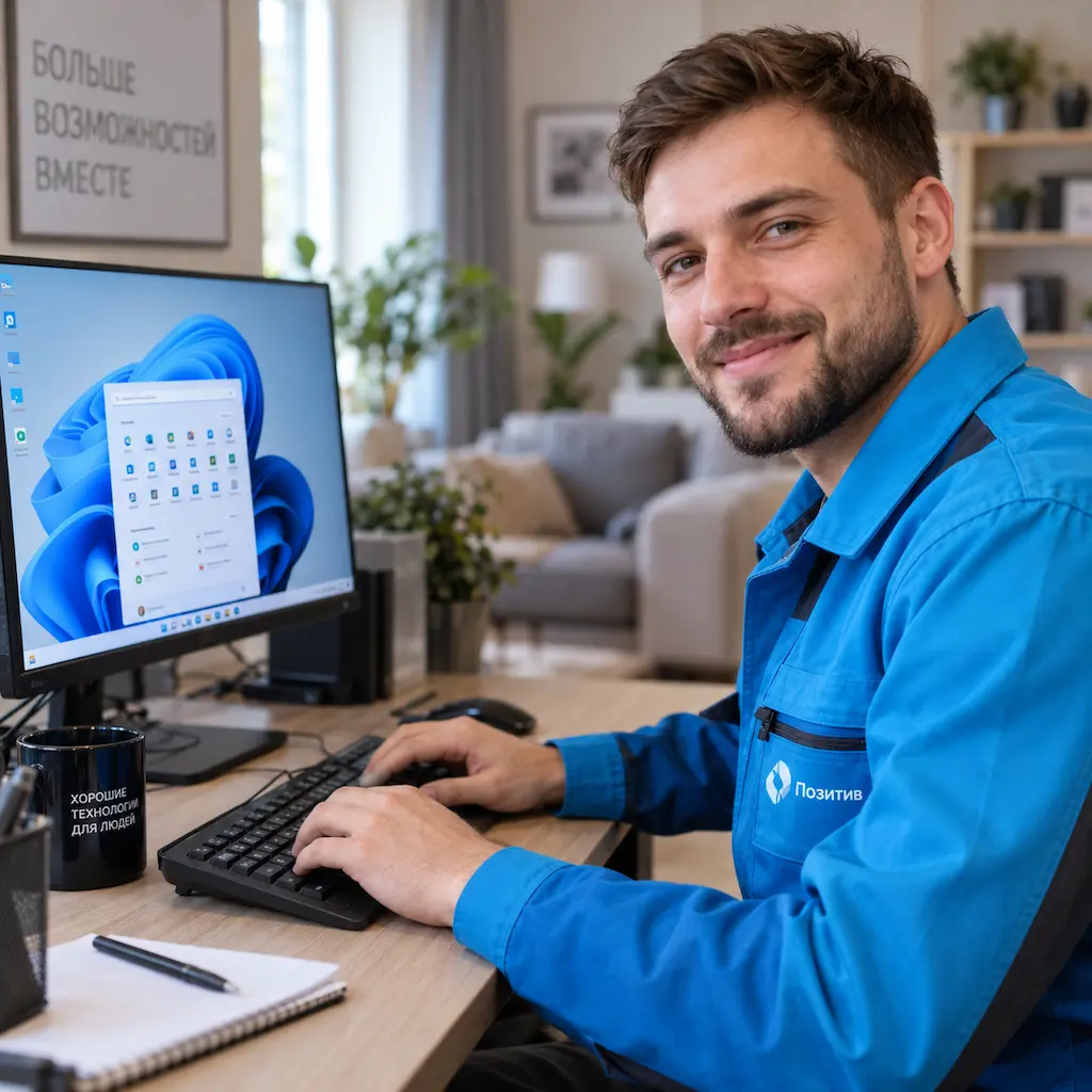 Настройка Windows в Токсово на дому