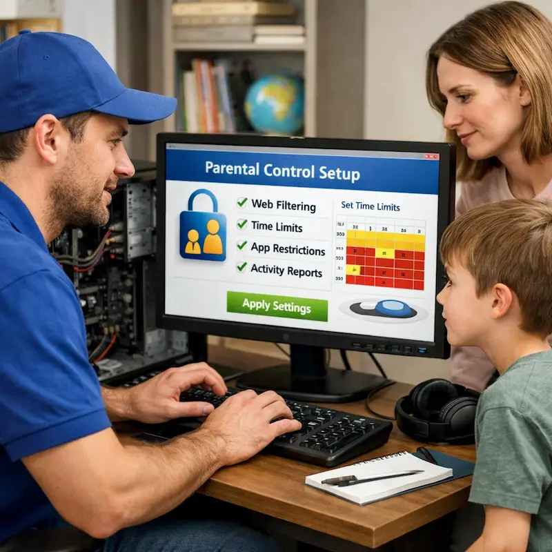 установка родительского контроля в Токсово