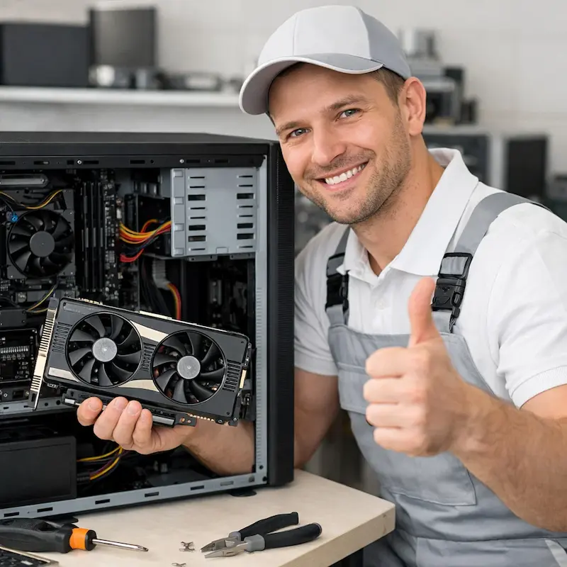 Замена видеокарты ПК в Токсово