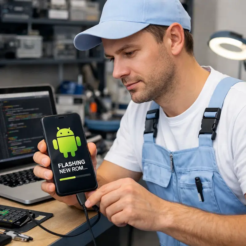 Прошивка Android в Токсово